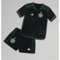 Echipament fotbal Celtic Tricou Deplasare 2023-24 pentru copii maneca scurta (+ Pantaloni scurti)